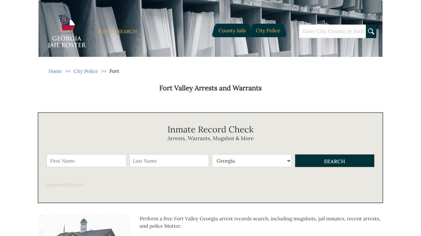 Fort Valley Arrests and Warrants | Georgia Jail Inmate Search